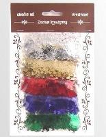 Opakowanie Zestaw elementów z folii śnieżynki 5g