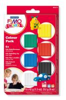 Opakowanie Zestaw Fimo Kids, 42 g, 6 kolorów (25, 220, 6, 052, 112, 39), Staedtler