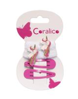 Zestaw frotek i spinek z Jednorożcem. Wydawca: Coralico. SmakLiter.pl Opakowanie Zestaw frotek i spinek z Jednorożcem