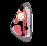 Opakowanie Zestaw geometryczny w plastikowym pudełku mix Y-Plus click