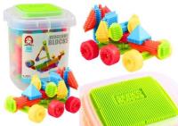 Opakowanie Zestaw klocków w pudełku 200el wielokolorowe