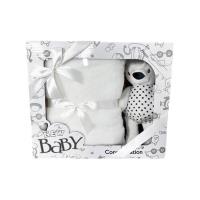 Opakowanie Zestaw kocyk + grzechotka