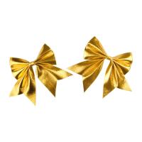 Opakowanie Zestaw kokard metalizowanych złotych 2szt