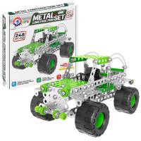 Zestaw konstrukcyjny metalowy terenówka. Wydawca: Technok. SmakLiter.pl Opakowanie Zestaw konstrukcyjny metalowy terenówka