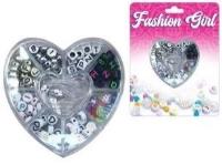 Zestaw koralików Serce 100el. Wydawca: Czapska. SmakLiter.pl Opakowanie Zestaw koralików Serce 100el