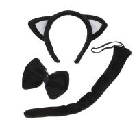 Opakowanie Zestaw 'kotek z uszami' czarny