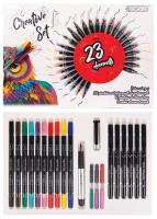 Opakowanie Zestaw kreatywny do kaligrafii 23 elementy