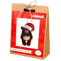 Opakowanie Zestaw kreatywny miś do uszycia kraft