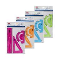 Zestaw kreślarski 3 elementy mix EASY. Wydawca: Easy Stationery. SmakLiter.pl Opakowanie Zestaw kreślarski 3 elementy mix EASY