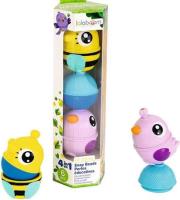 Opakowanie Zestaw kulko-klocków zwierzaki 6 elementów wersja 2 61678 Lalaboom