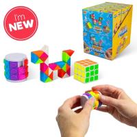 Zestaw łamigłówek 3szt Fidget. Wydawca: One for Fun. SmakLiter.pl Opakowanie Zestaw łamigłówek 3szt Fidget