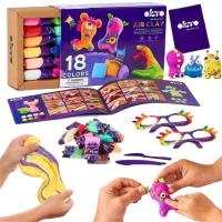 Opakowanie Zestaw lekkiej ciastoliny 18 kolorów