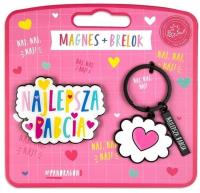 Opakowanie Zestaw magnes + brelok Najlepsza babcia