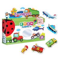 Zestaw magnesów. Transport. Wydawca: Roter Kafer. SmakLiter.pl Opakowanie Zestaw magnesów. Transport