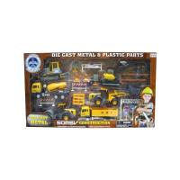 Opakowanie Zestaw metalowych pojazdów budowlanych