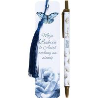 Opakowanie Zestaw na Dzień Babci zakładka i długopis