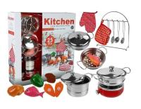 Opakowanie Zestaw naczyń z garnkami ze stali nierdzewnej