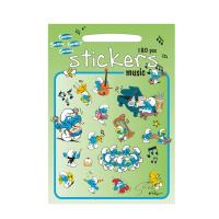 Opakowanie Zestaw Naklejek 180 szt Muzyka SMERFY