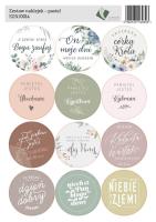 Opakowanie Zestaw naklejek - pastel