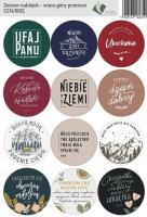 Opakowanie Zestaw naklejek - wiara góry przenosi