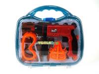 Opakowanie Zestaw narzędzi w walizce z wiertarką