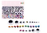 Opakowanie Zestaw oczek samoprzylepnych + organizer 750szt