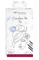 Zestaw One Line Art - do rysunku jedną kreską. Wydawca: Tombow. SmakLiter.pl Opakowanie Zestaw One Line Art - do rysunku jedną kreską