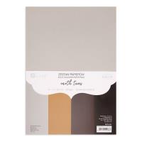 Zestaw papierów A4 20 arkuszy Earth tones 220g. Wydawca: Dalprint. SmakLiter.pl Opakowanie Zestaw papierów A4 20 arkuszy Earth tones 220g
