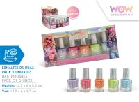 Zestaw pastelowych lakierów do paznokci 5szt. WOW00110. Wydawca: Kids Euroswan. SmakLiter.pl Opakowanie Zestaw pastelowych lakierów do paznokci 5szt. WOW00110
