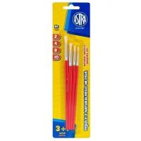 Opakowanie Zestaw pedzeli z naturalnego włosia 3+1 szt.