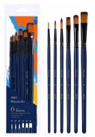 Zestaw pędzli Finenolo miękki nylon 6szt DELI. Wydawca: DELI. SmakLiter.pl Opakowanie Zestaw pędzli Finenolo miękki nylon 6szt DELI