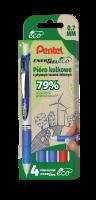 Opakowanie Zestaw piór kulkowych Pentel EnerGel BL77E-ECO 4 szt.