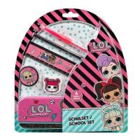 Opakowanie Zestaw przyborów szkolnych LOL Surprise 6el