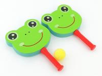 Opakowanie Zestaw rakietek piankowych w siatce - żaba