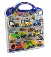 Opakowanie Zestaw samochodów budowlanych 9szt