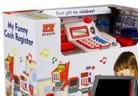 Zestaw sklepowy kasa wózek. Wydawca: Leantoys. SmakLiter.pl Opakowanie Zestaw sklepowy kasa wózek