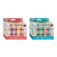 Opakowanie Zestaw stempli samotuszujących 12szt mix