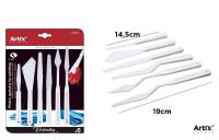 Opakowanie Zestaw szpachelki malarskie plastikowe 6szt