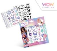 Zestaw tatuaży kolorowych i czarno-białych WOW 50 szt.. Wydawca: Kids Euroswan. SmakLiter.pl Opakowanie Zestaw tatuaży kolorowych i czarno-białych WOW 50 szt.