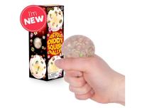 Zestaw trzech piłeczek antystresowych Fast Food. Wydawca: One for Fun. SmakLiter.pl Opakowanie Zestaw trzech piłeczek antystresowych Fast Food