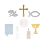 Zestaw wykrojników - Motywy religijne 8szt. Wydawca: Dalprint. SmakLiter.pl Opakowanie Zestaw wykrojników - Motywy religijne 8szt