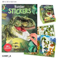 Opakowanie Zestaw z naklejkami Number Stickers Dino World 12487A
