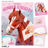 Opakowanie Zestaw z naklejkami Number Stickers Miss Melody 12486A