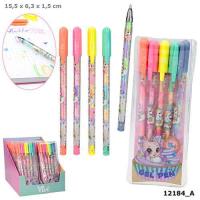 Opakowanie Zestaw żelopisów Ylvi 5 kolorów 12184A