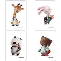 Zeszyt A4/32K kratka PP Cute (4szt) NARCISSUS. Wydawca: Narcissus. SmakLiter.pl Opakowanie Zeszyt A4/32K kratka PP Cute (4szt) NARCISSUS