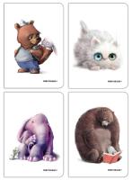 Zeszyt A4/32K kratka PP Fun (4szt). Wydawca: Narcissus. SmakLiter.pl Opakowanie Zeszyt A4/32K kratka PP Fun (4szt)