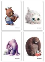 Zeszyt A4 32k kratka PP Fun pakiet 4 sztuki mix. Wydawca: Narcissus. SmakLiter.pl Opakowanie Zeszyt A4 32k kratka PP Fun pakiet 4 sztuki mix