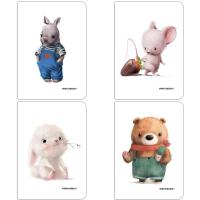 Zeszyt A4/32K linia kolor PP Cute (4szt). Wydawca: Narcissus. SmakLiter.pl Opakowanie Zeszyt A4/32K linia kolor PP Cute (4szt)