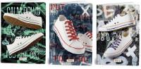 Opakowanie Zeszyt A4 40k kratka Mar Mar Sneakers aplikacja pakiet 10szt.