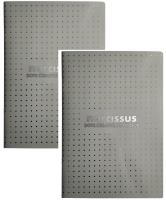 Opakowanie Zeszyt A4 48k kropki Narcissus szary 2 sztuki